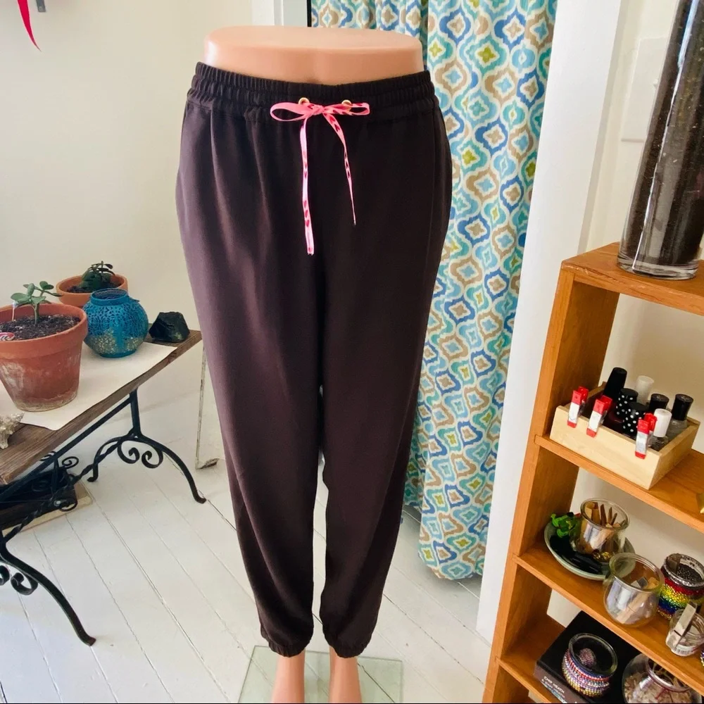 Michael Kors High Rise Drawstring Joggers (size M)